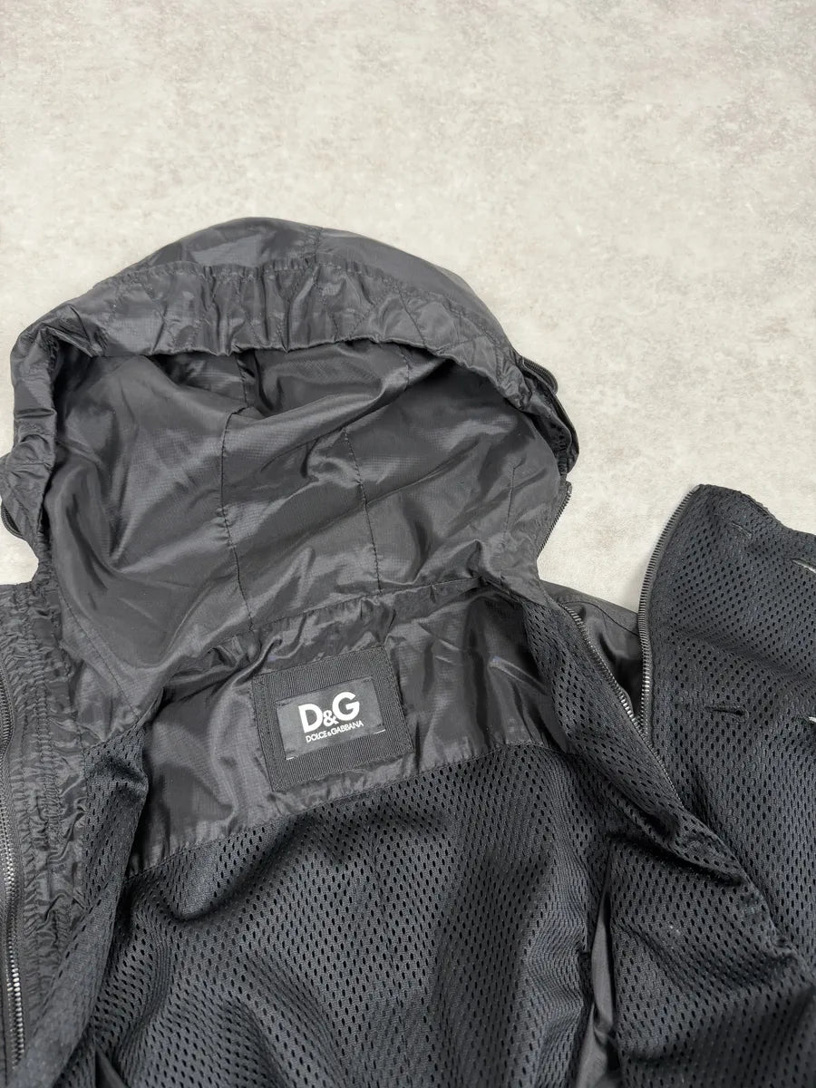 SS2012 Dolce & Gabbana Avant-Garde Prototype Black Detachable Sleeves Jacket bzTvevv 11