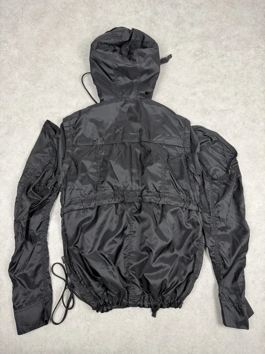 SS2012 Dolce & Gabbana Avant-Garde Prototype Black Detachable Sleeves Jacket bzTvevv 2