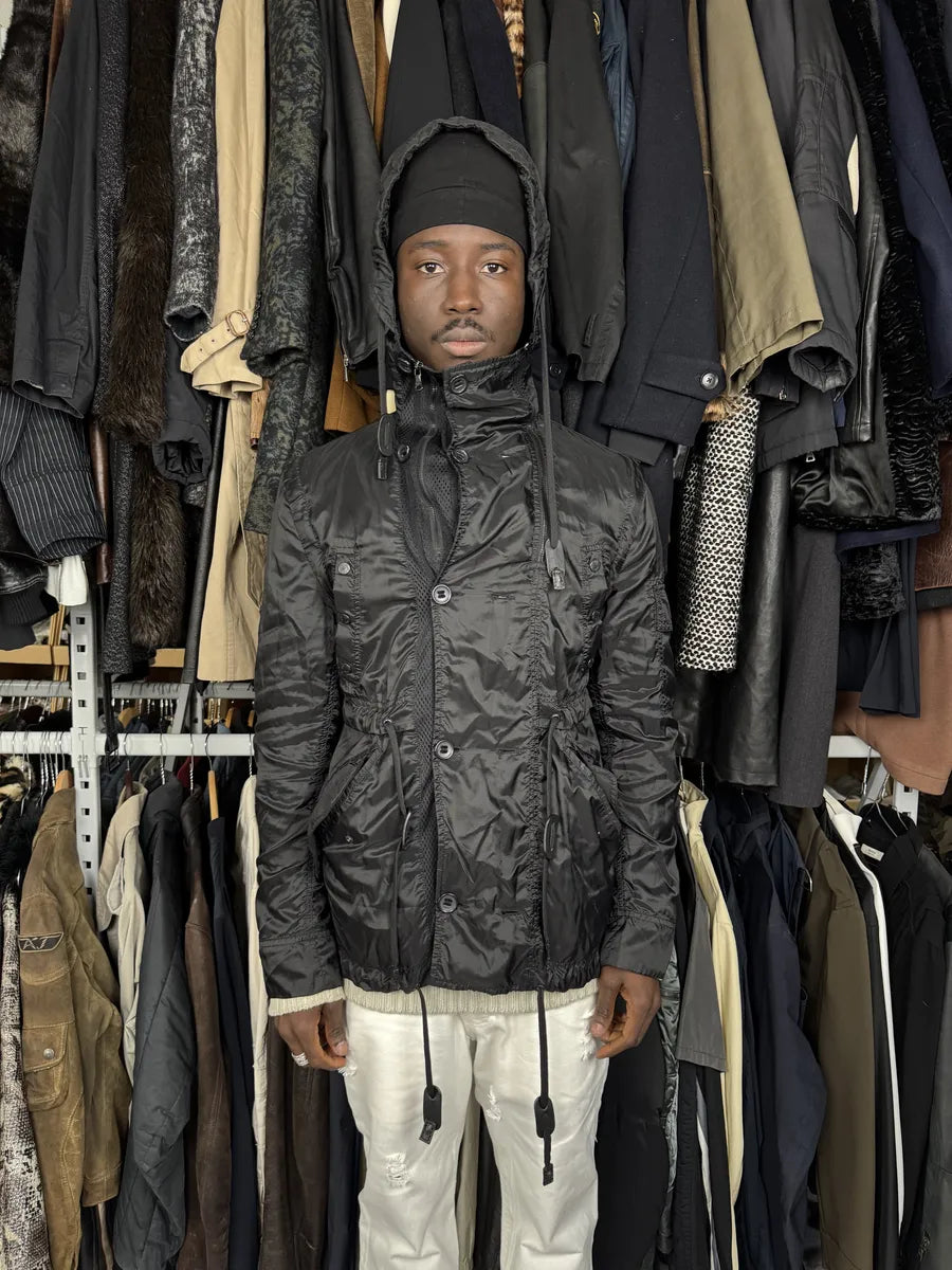 SS2012 Dolce & Gabbana Avant-Garde Prototype Black Detachable Sleeves Jacket bzTvevv 3