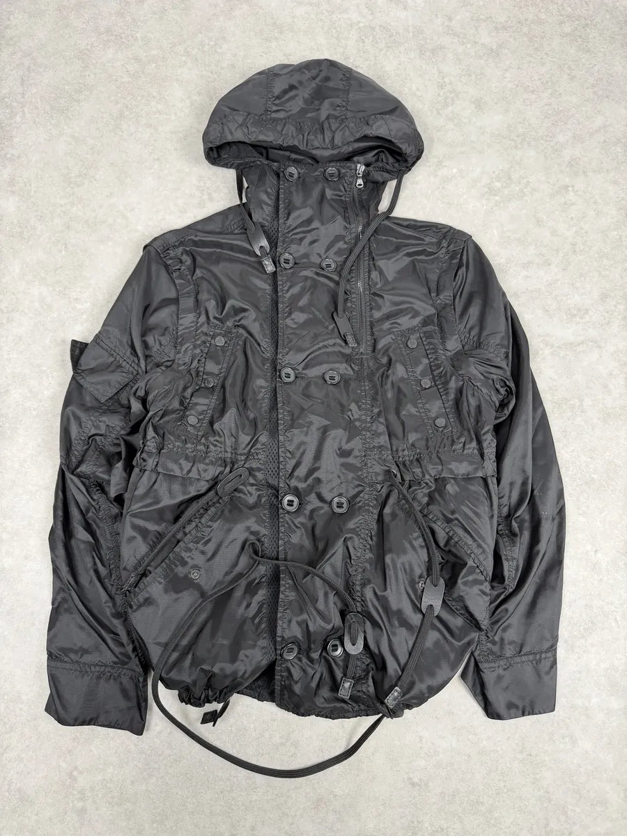 SS2012 Dolce & Gabbana Avant-Garde Prototype Black Detachable Sleeves Jacket bzTvevv 5