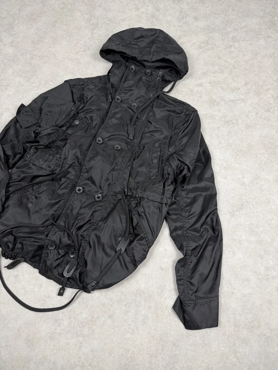 SS2012 Dolce & Gabbana Avant-Garde Prototype Black Detachable Sleeves Jacket bzTvevv 8