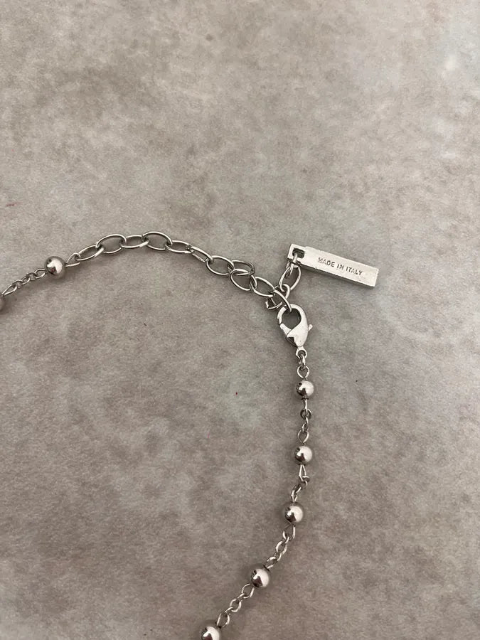 SS2012 Dolce & Gabbana Cristal Sliver Cross Necklace BTjxBll 6