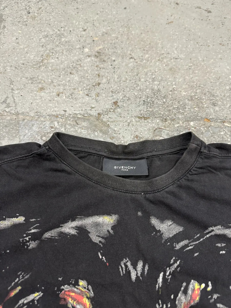 SS2012 Givenchy Black Rottweiler Dog Face T-Shirt by Riccardo Tisci JMFfkwq 8