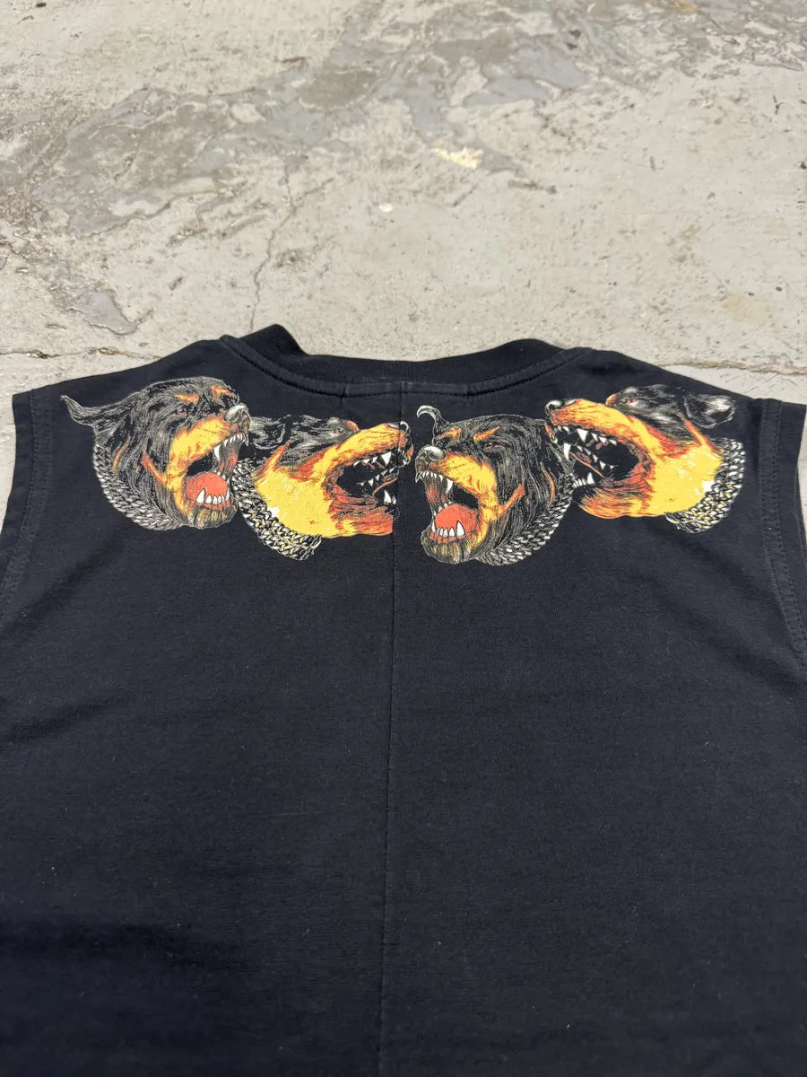 SS2012 Givenchy Black Rottweiler Tank Top by Riccardo Tisci dCyCgFl 6
