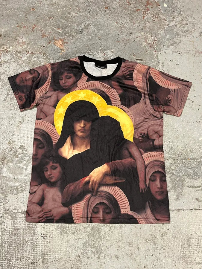 SS2012 Givenchy Madonna Pink & Black Tone Life T-Shirt mgoPTjp 0