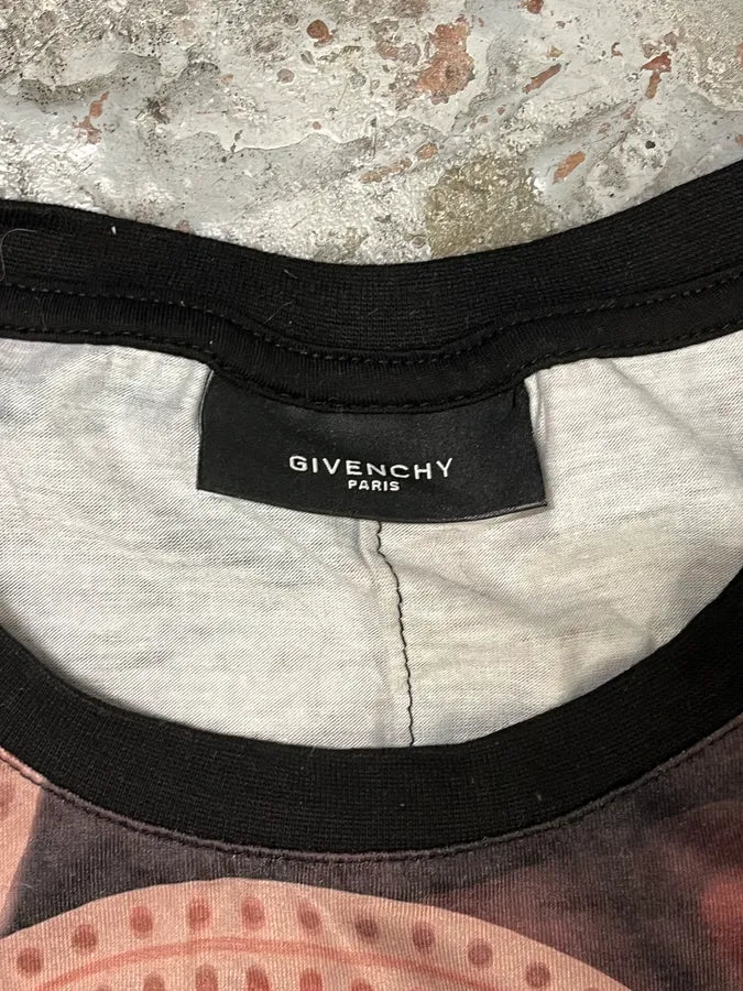 SS2012 Givenchy Madonna Pink & Black Tone Life T-Shirt mgoPTjp 6