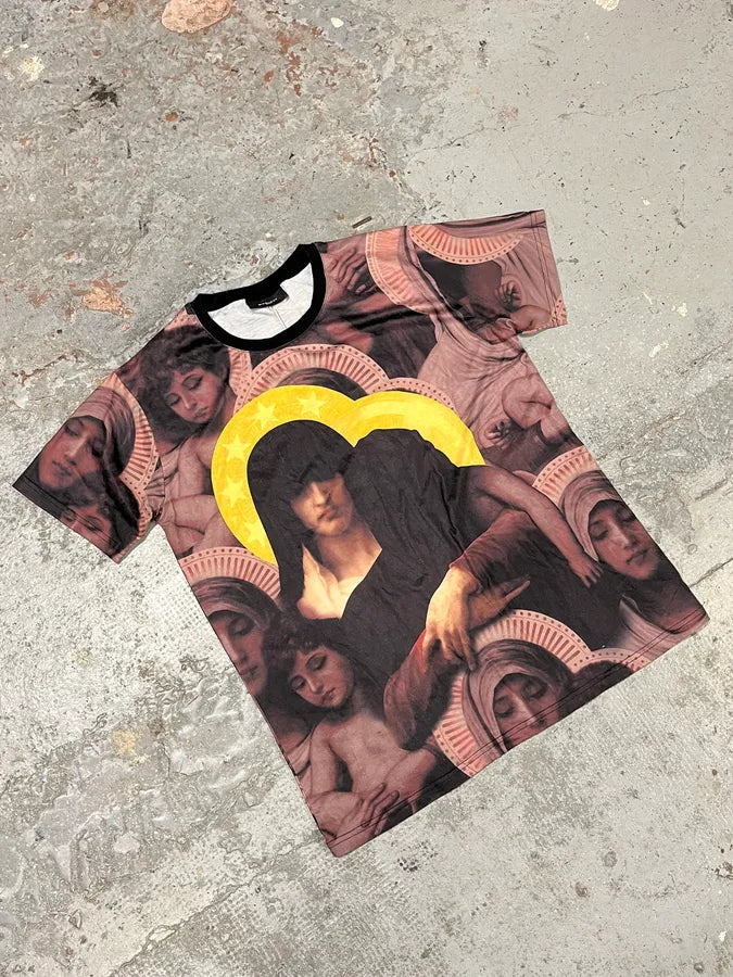 SS2012 Givenchy Madonna Pink & Black Tone Life T-Shirt mgoPTjp 3