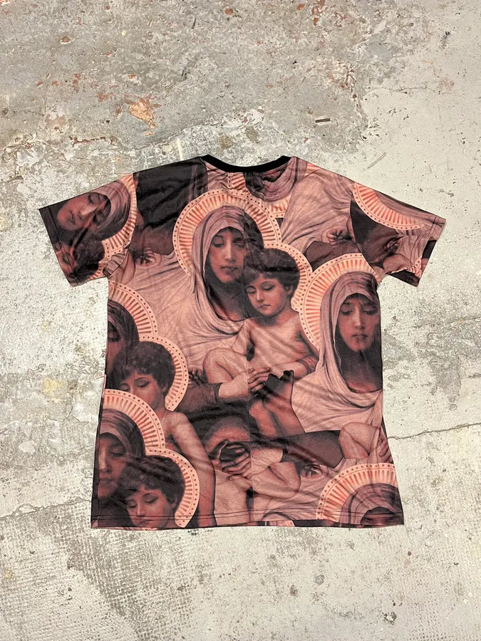 SS2012 Givenchy Madonna Pink & Black Tone Life T-Shirt mgoPTjp 4