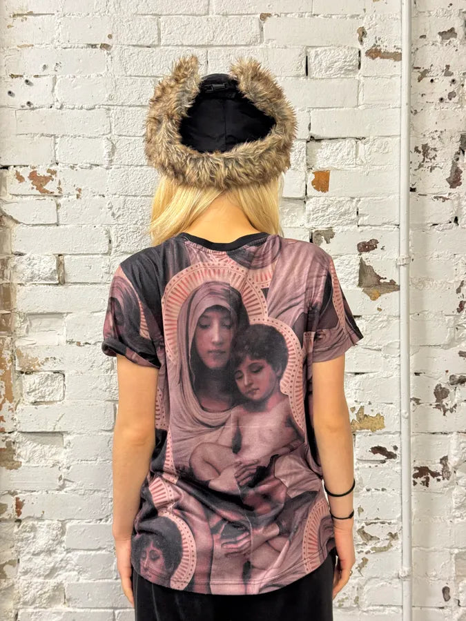 SS2012 Givenchy Marie Purple T-Shirt by Riccardo Tisci IkvXWjG 2