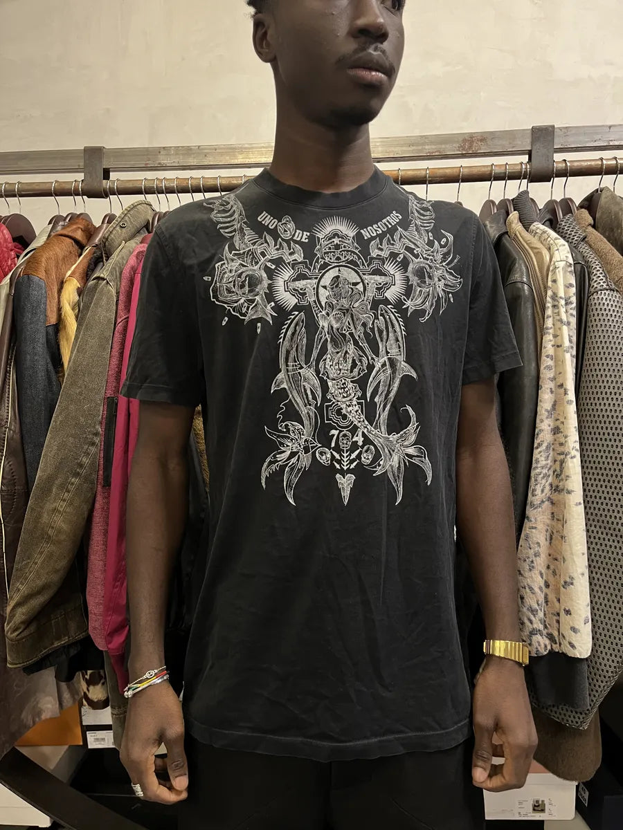 SS2012 Givenchy Mermaid & Sharks Black T-Shirt by Riccardo Tisci ZTvVWFY 1