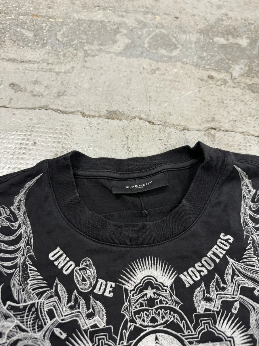 SS2012 Givenchy Mermaid & Sharks Black T-Shirt by Riccardo Tisci ZTvVWFY 6