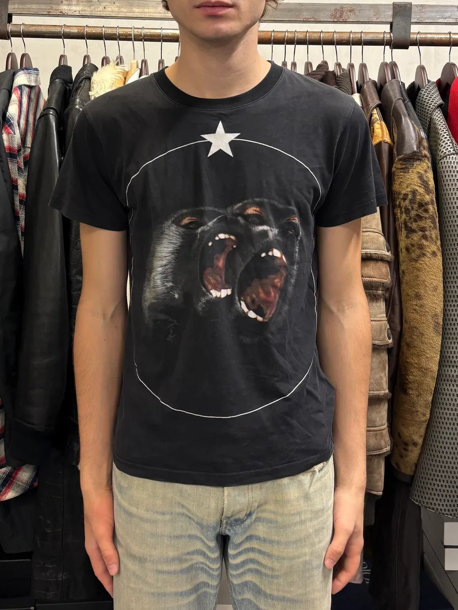 SS2012 Givenchy Monkey Stars Black T-Shirt by Riccardo Tisci CrqLePb 1