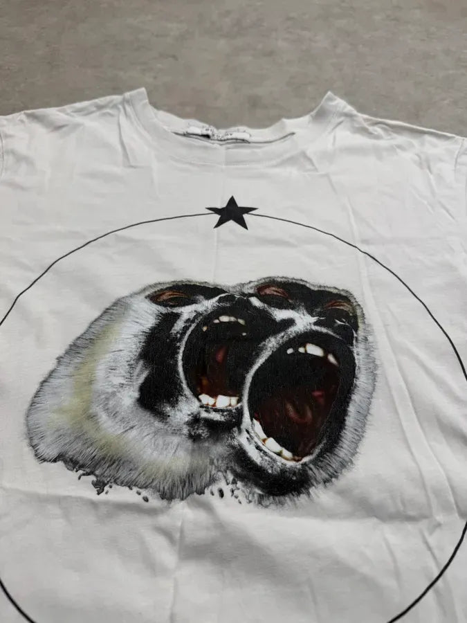SS2012 Givenchy Monkeys White Stars T-Shirt by Riccardo Tisci LKvUrEQ 5