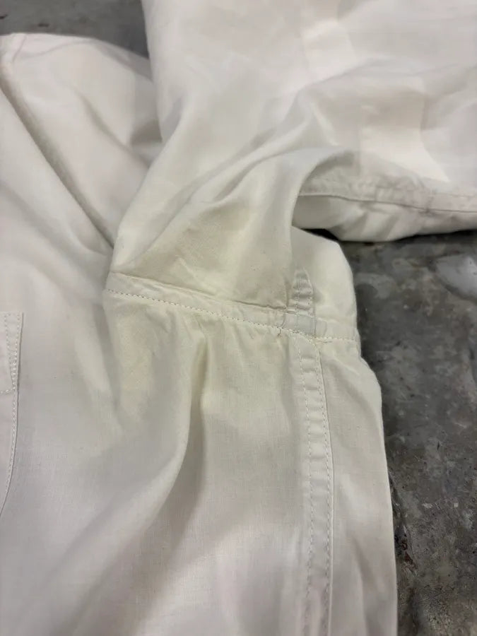 SS2012 Givenchy White Double Layered Shirt (M/L) uZfcXPR 6