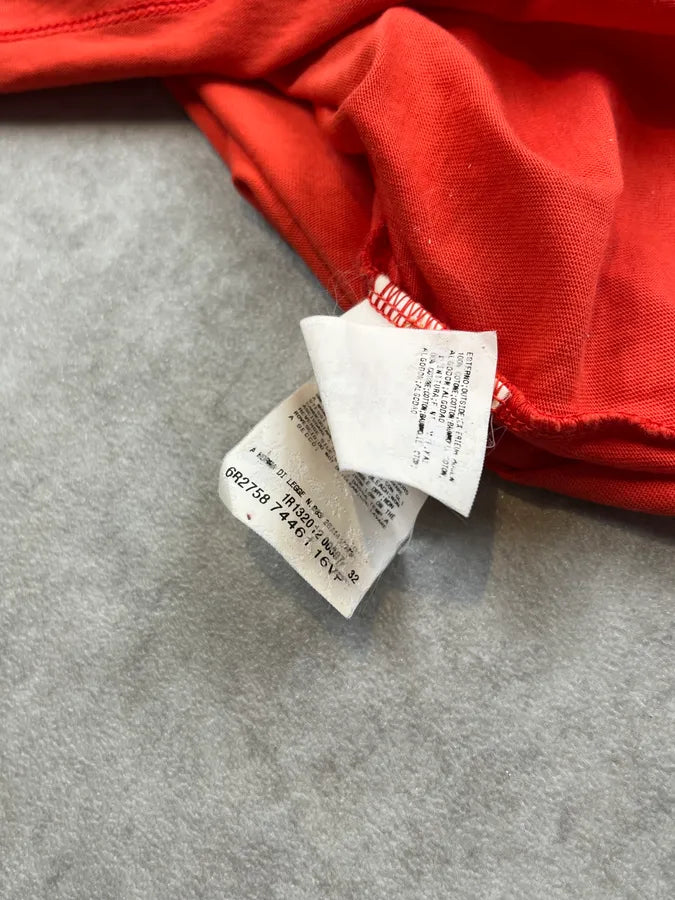 SS2012 John Galliano Embroidered Logo Red T-Shirt nkzcBma 10