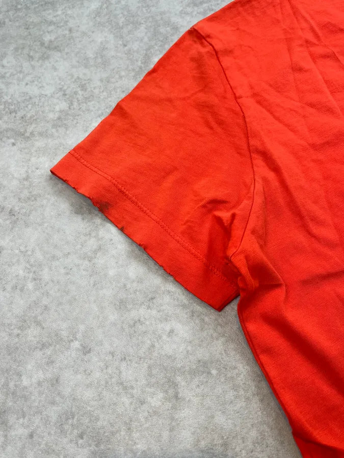 SS2012 John Galliano Embroidered Logo Red T-Shirt nkzcBma 8