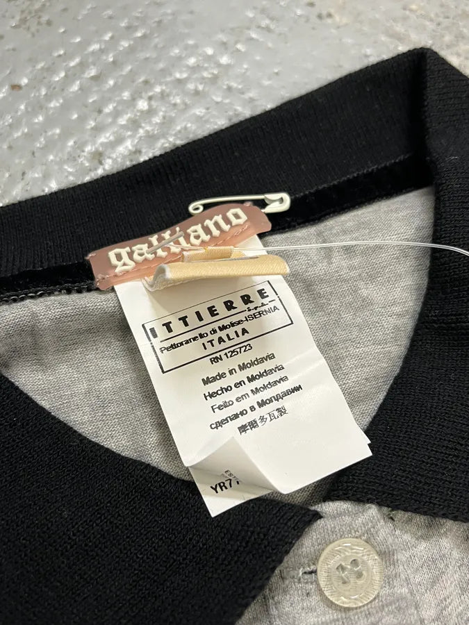 SS2012 John Galliano Headphones Logo Grey Polo agJBQib 7