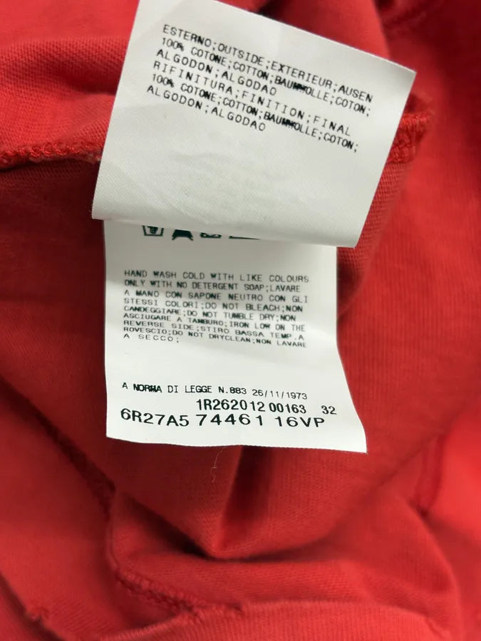 SS2012 John Galliano Red Propaganda V-Neck T-Shirt SNgwZrU 8