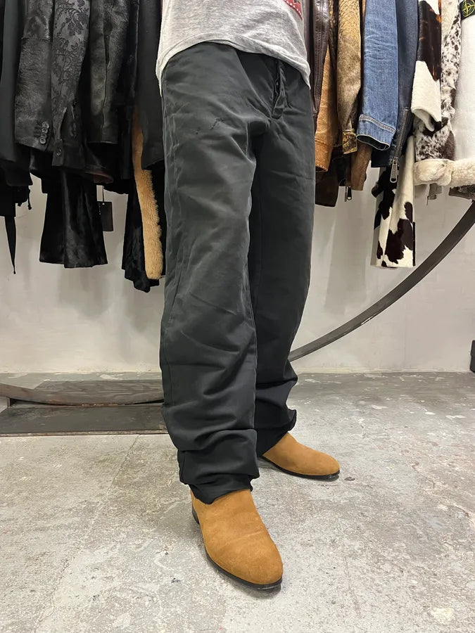 SS2012 Maison Margiela Black Cotton Pants (L) 1