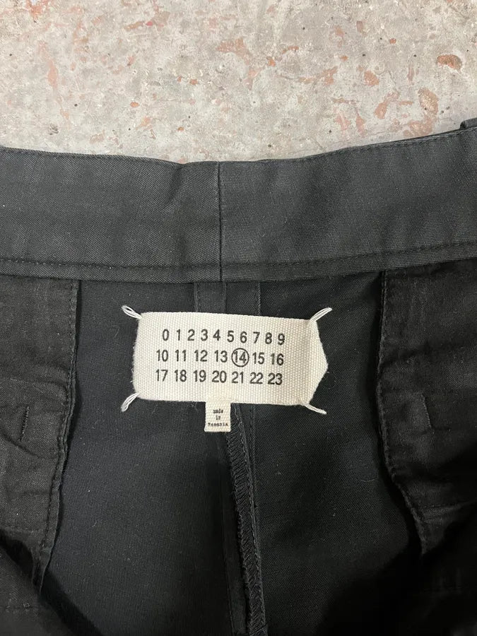 SS2012 Maison Margiela Black Cotton Pants (L) 10