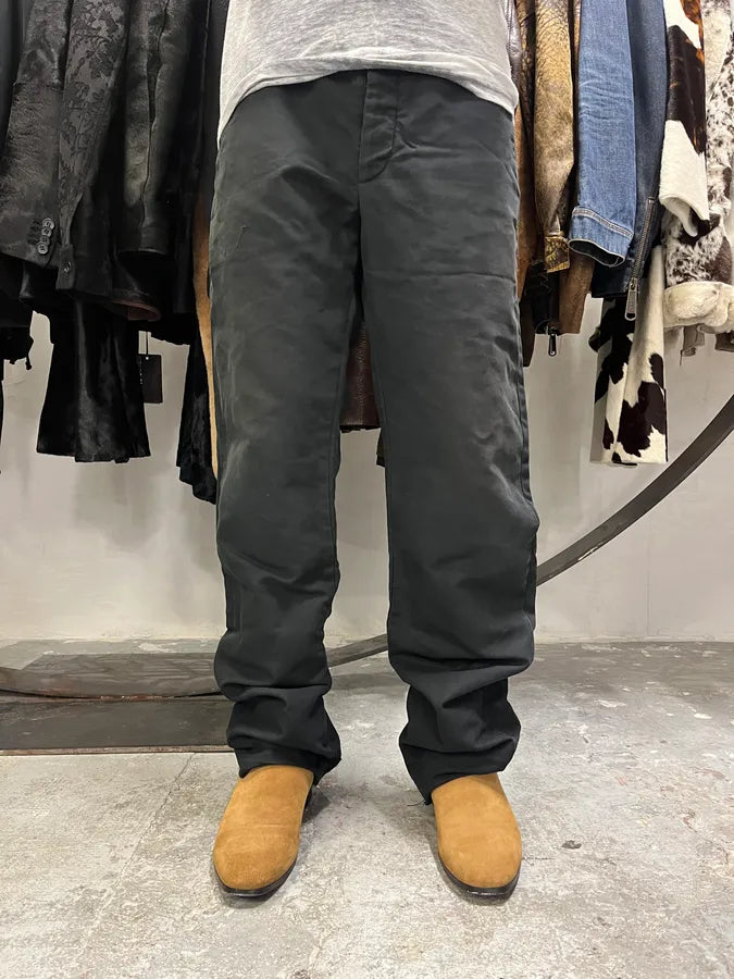 SS2012 Maison Margiela Black Cotton Pants (L) 2