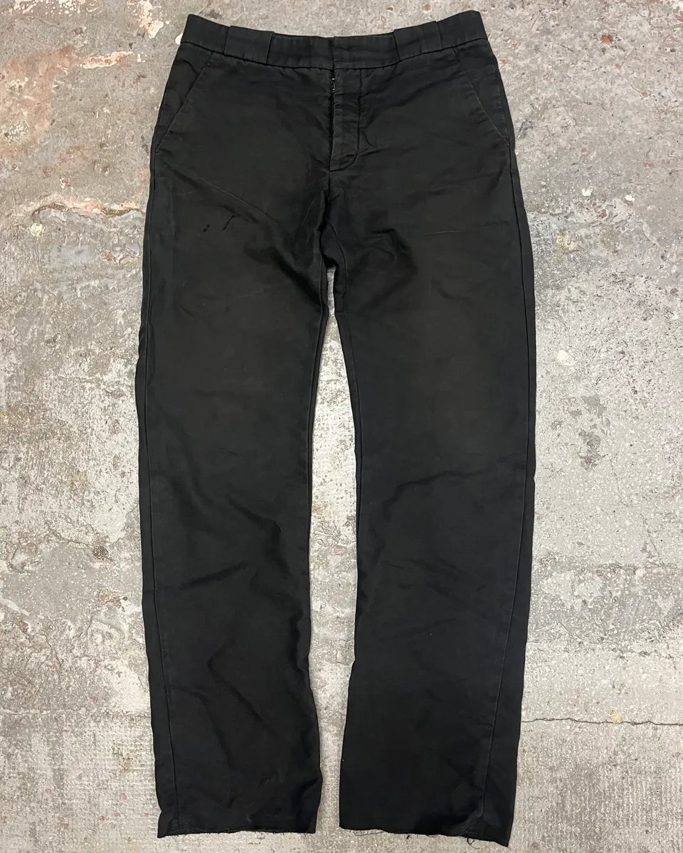 SS2012 Maison Margiela Black Cotton Pants (L) 4