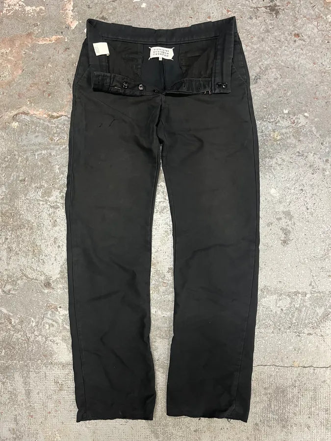 SS2012 Maison Margiela Black Cotton Pants (L) 6