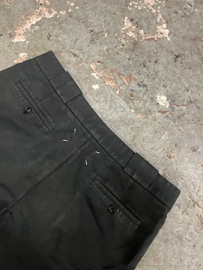 SS2012 Maison Margiela Black Cotton Pants (L) 8