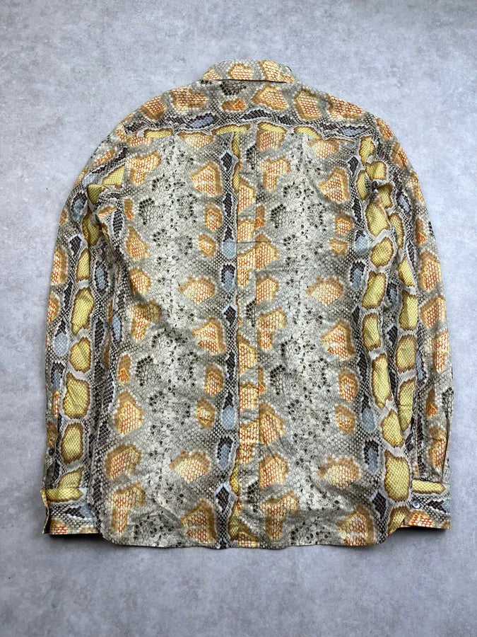 SS2012 John Galliano Python Effect Yellow Shirt ysLGVdw 6