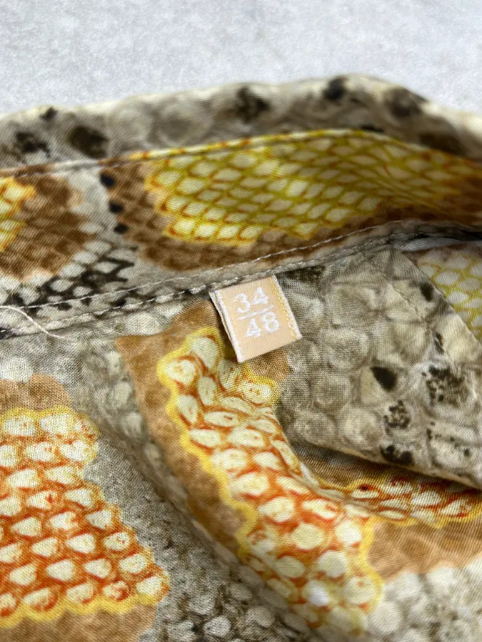 SS2012 John Galliano Python Effect Yellow Shirt ysLGVdw 9