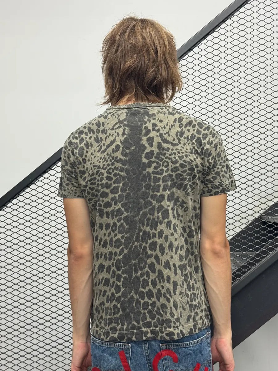 SS2012 Pierre Balmain Leopard Grey T-Shirt  eCmRcJh 2