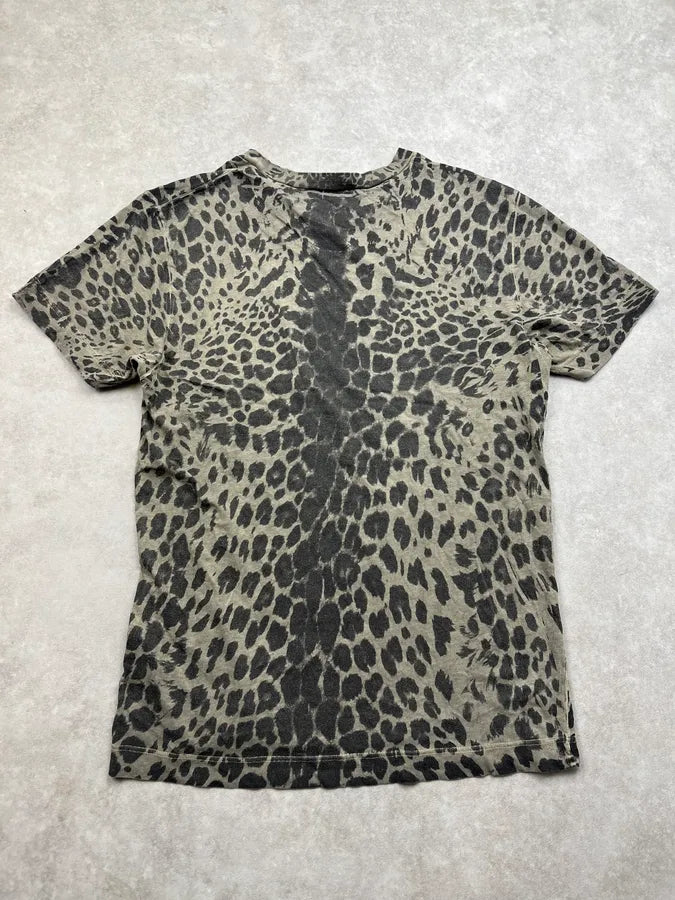 SS2012 Pierre Balmain Leopard Grey T-Shirt  eCmRcJh 4