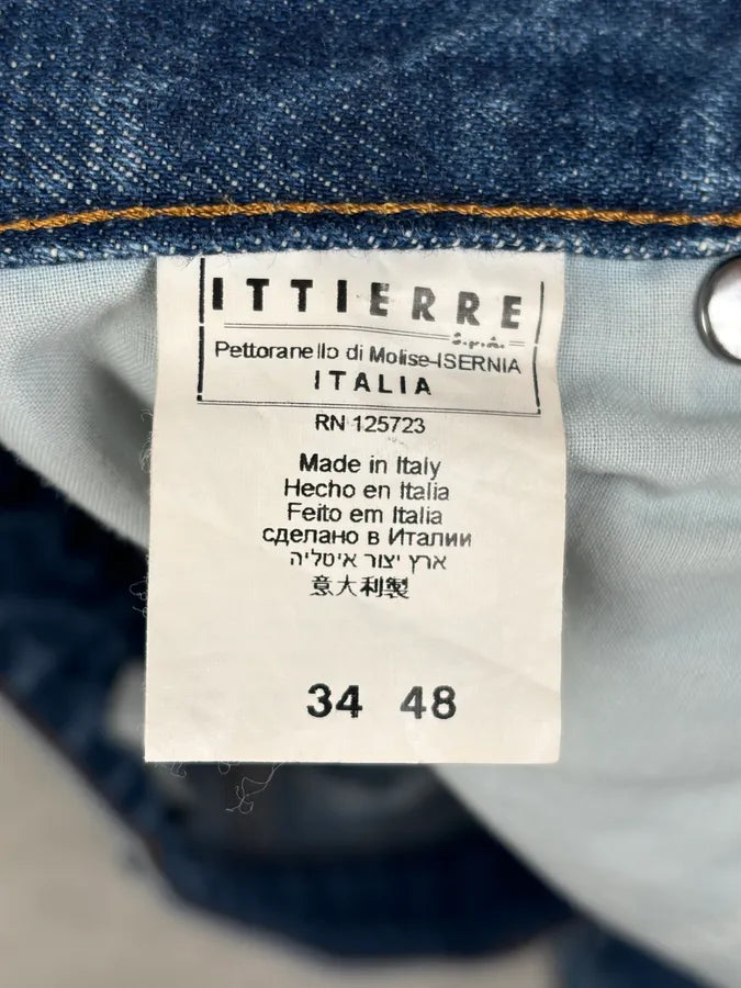 SS2012 Pierre Balmain Light Blue Denim Distressed Jeans sdbFOkl 10