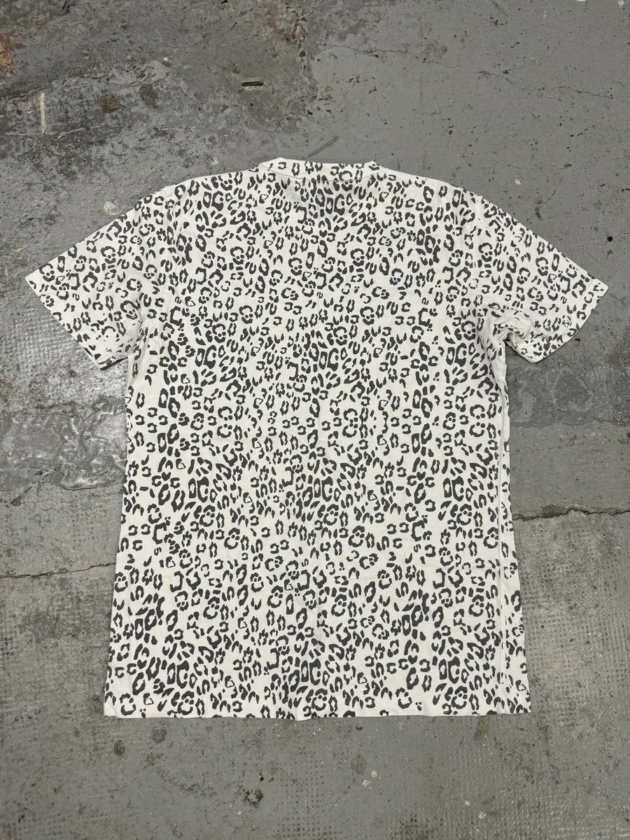 SS2012 Pierre Balmain Panther White & Black T-Shirt cIONOQS 3