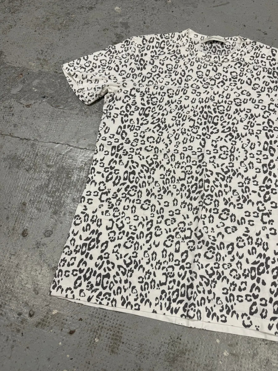 SS2012 Pierre Balmain Panther White & Black T-Shirt cIONOQS 7