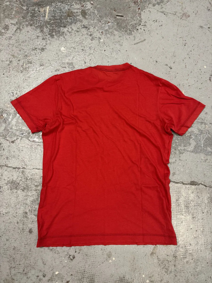 SS2012 Pierre Balmain Red & Black Contemporary King T-Shirt CYJDfoT 3