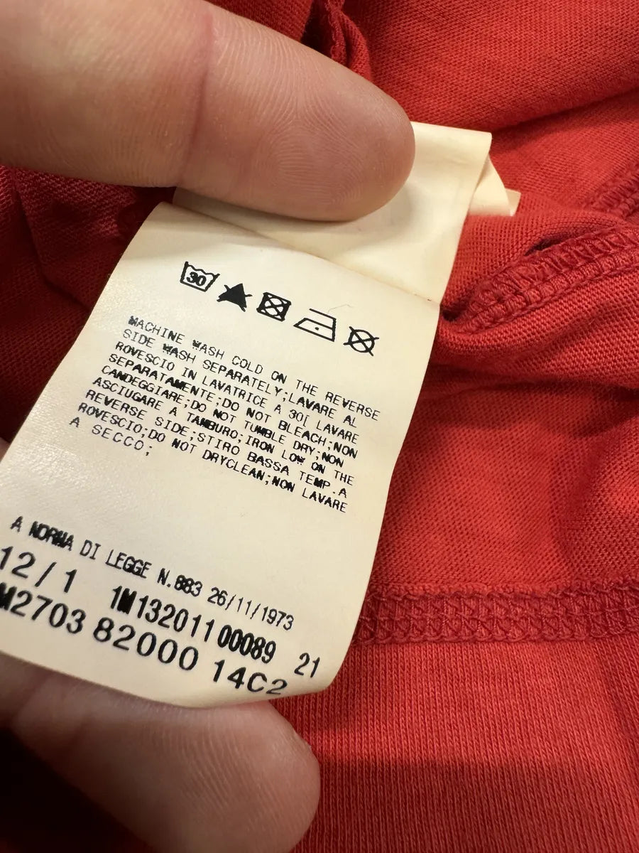 SS2012 Pierre Balmain Red & Black Contemporary King T-Shirt CYJDfoT 6