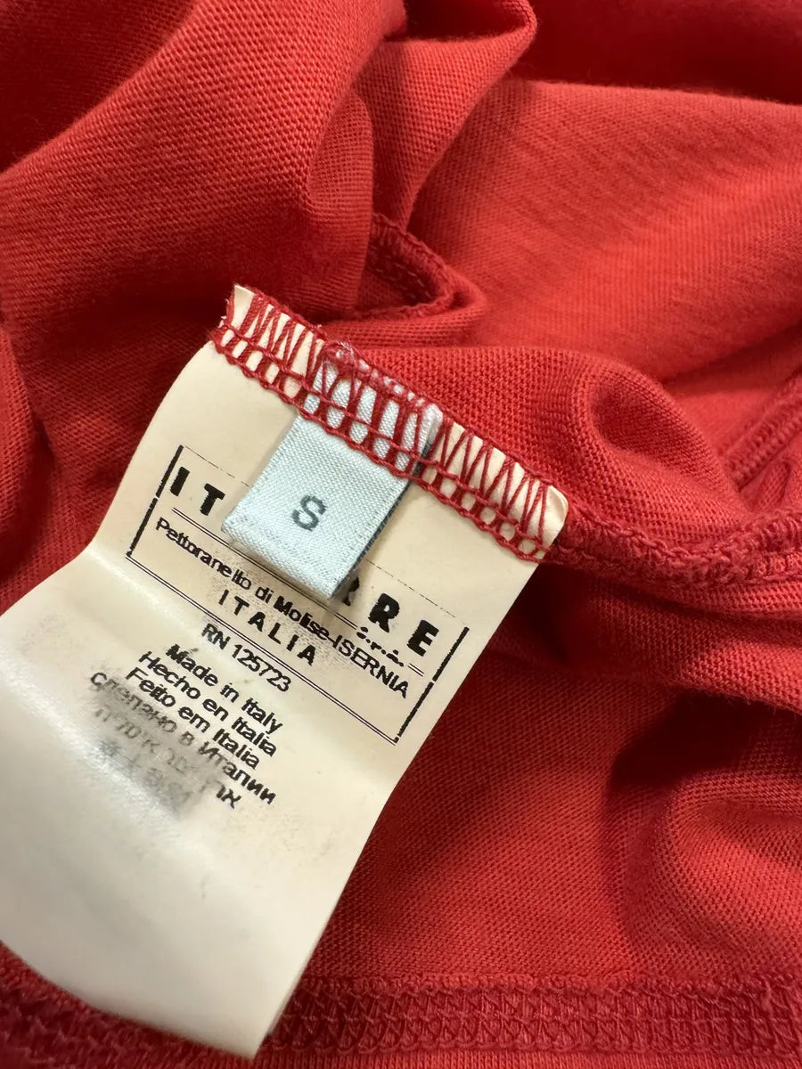 SS2012 Pierre Balmain Red & Black Contemporary King T-Shirt CYJDfoT 7