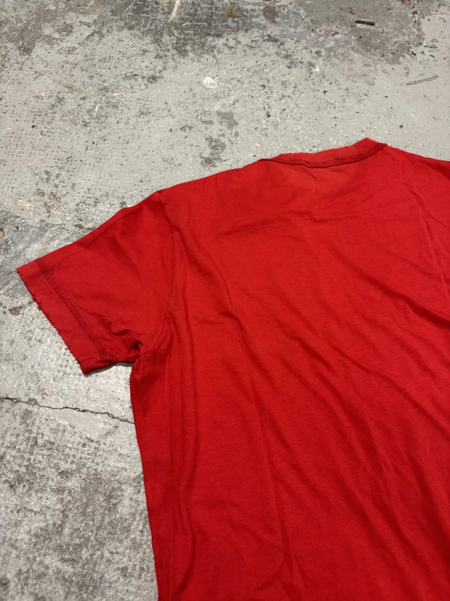 SS2012 Pierre Balmain Red & Black Contemporary King T-Shirt CYJDfoT 8