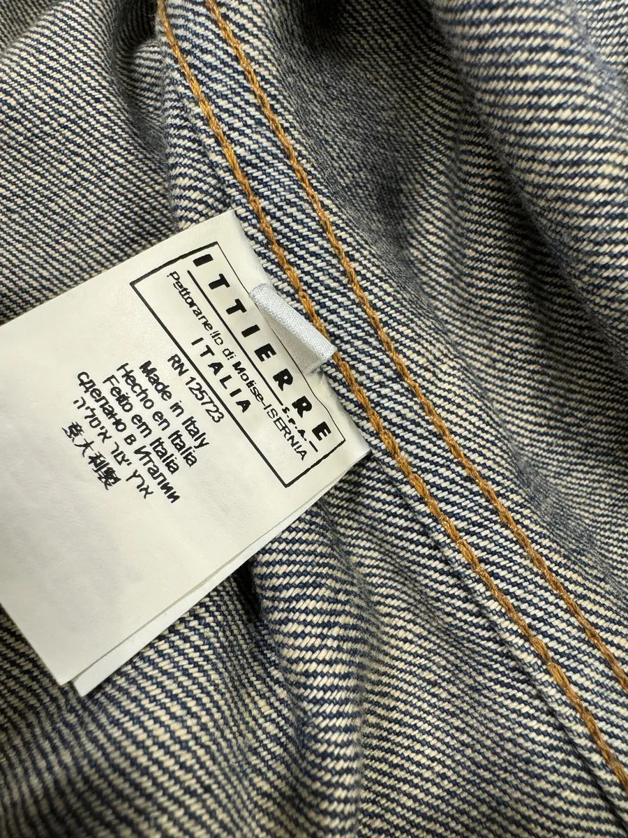 SS2012 Pierre Balmain Winner Pins Faded Denim Jacket TGjUQrR 6