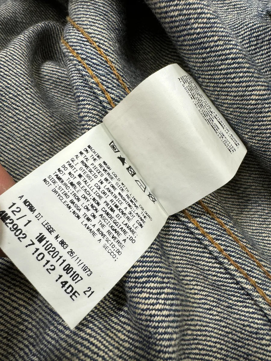 SS2012 Pierre Balmain Winner Pins Faded Denim Jacket TGjUQrR 7