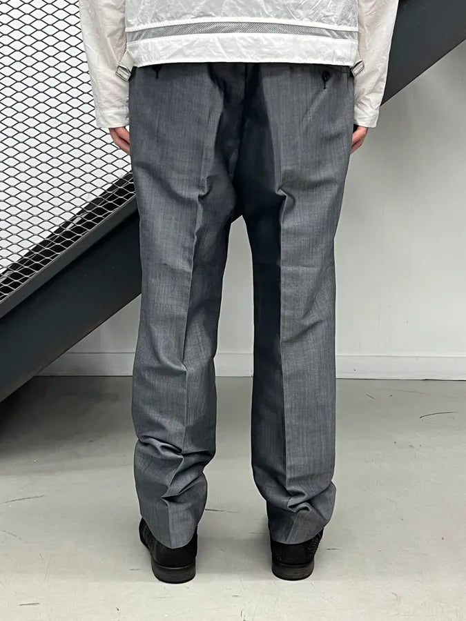 SS2012 Prada Grey Wool Dress Regular Pants SFhTvOF 2