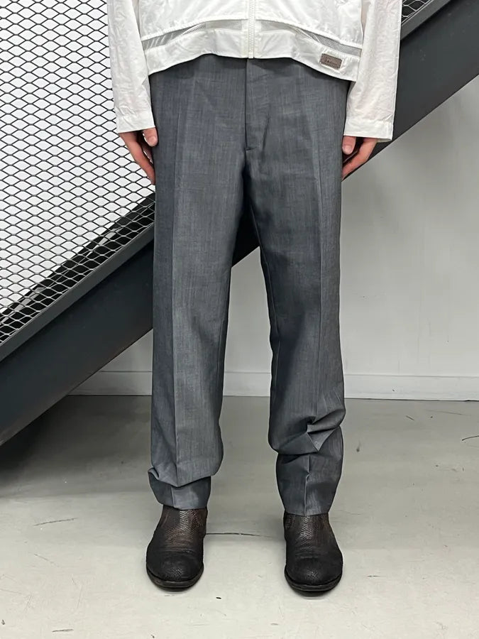 SS2012 Prada Grey Wool Dress Regular Pants SFhTvOF 0