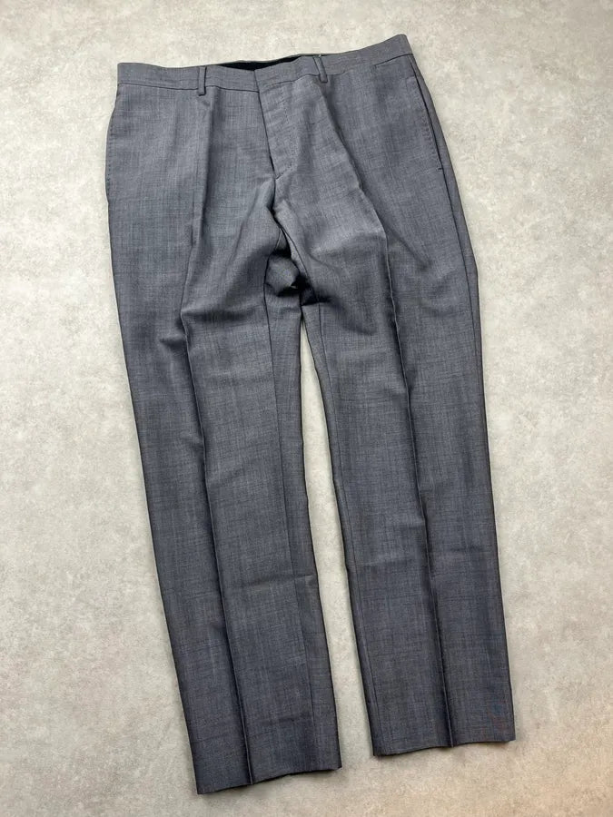 SS2012 Prada Grey Wool Dress Regular Pants SFhTvOF 5