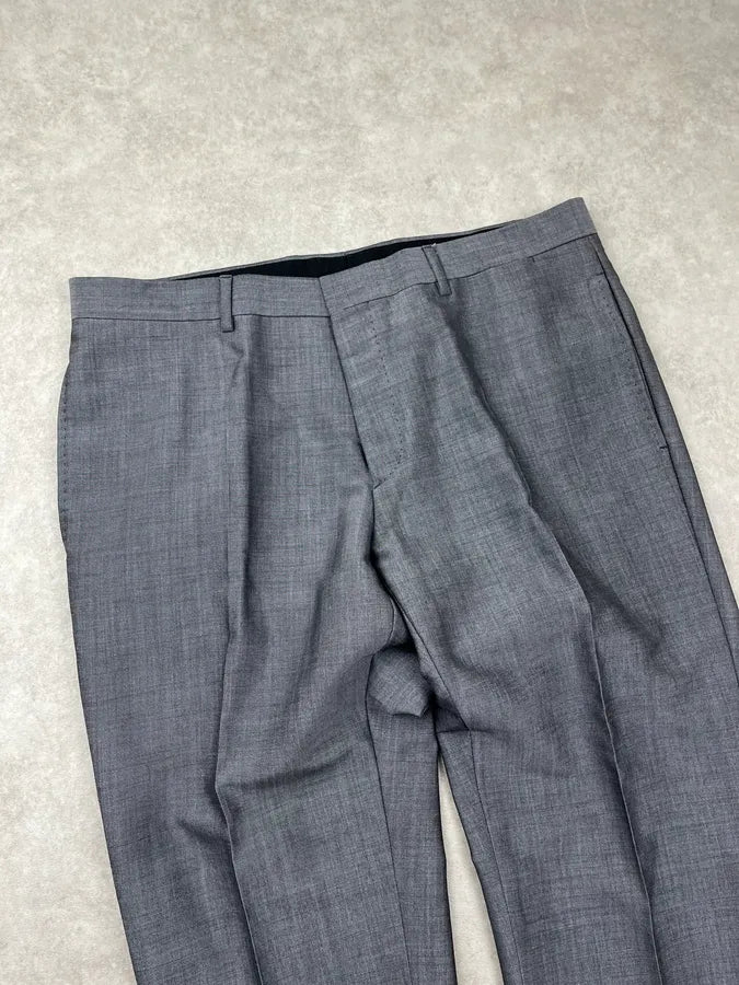 SS2012 Prada Grey Wool Dress Regular Pants SFhTvOF 6