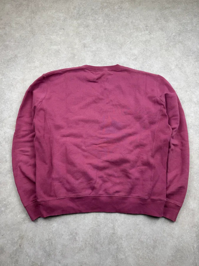 AW2021 Saint Laurent Mauve University Logo Sweater WSPNayh 5
