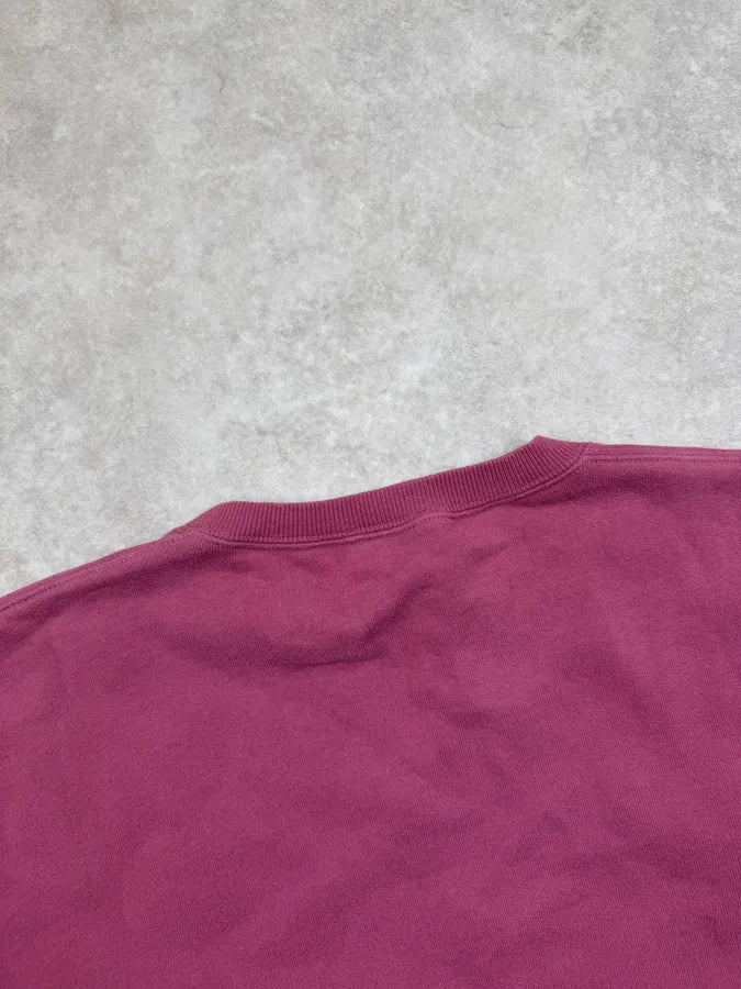 AW2021 Saint Laurent Mauve University Logo Sweater WSPNayh 6