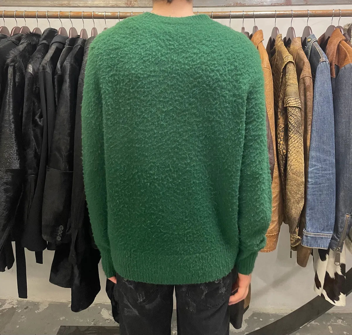 SS2013 Acne Studios Green Wool Sweater (M) 3