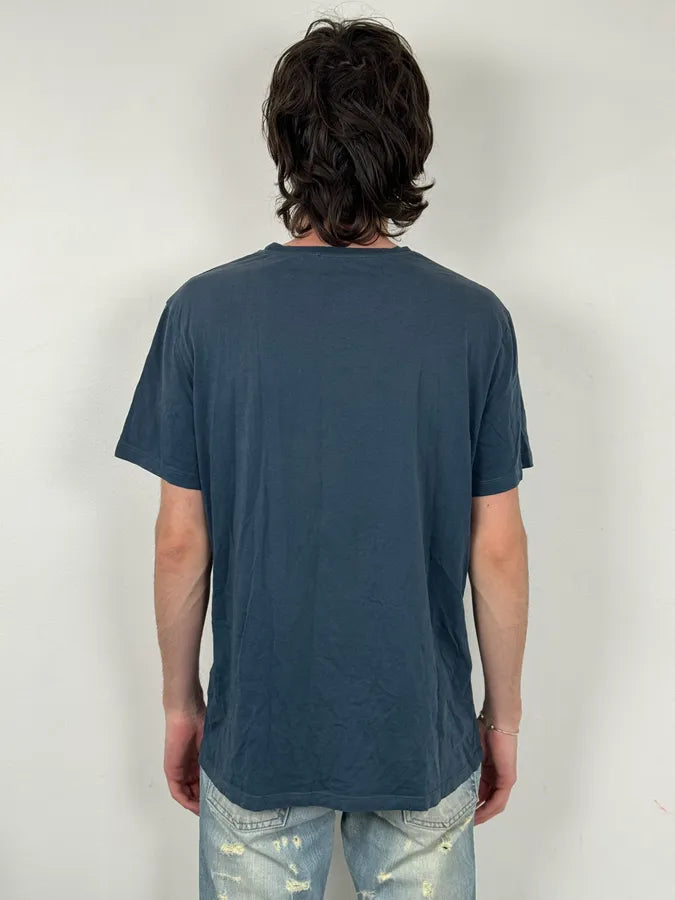 SS2013 Alexander McQueen Navy Multicolor Angry Rabbit T-Shirt PyfRkie 2