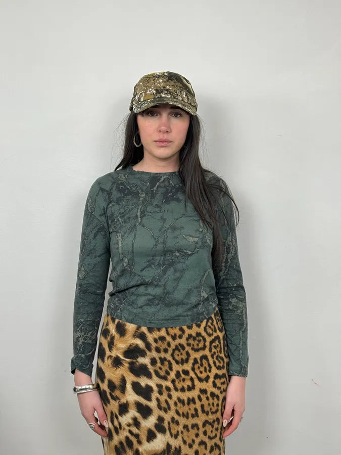 SS2013 Balenciaga Marble Abstract Green Longsleeves GSUjdEl 1